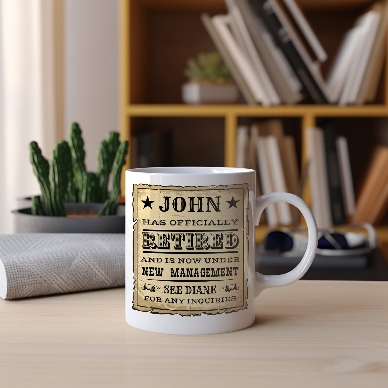 Retirement Mug Gift - Under New Management - Image 6