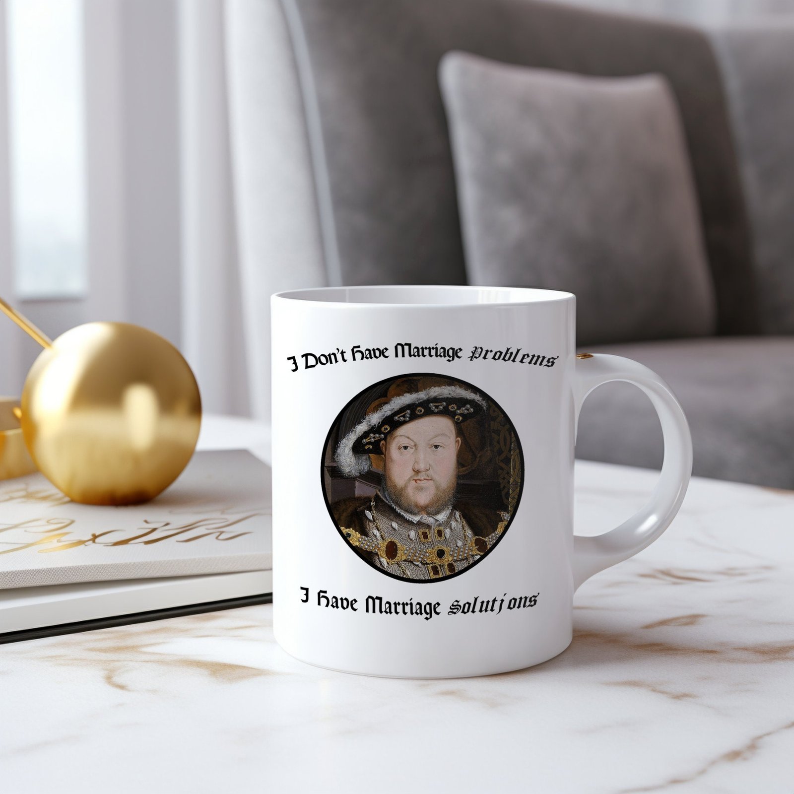 Funny Tudor Gift Mug Henry VIII - Image 6
