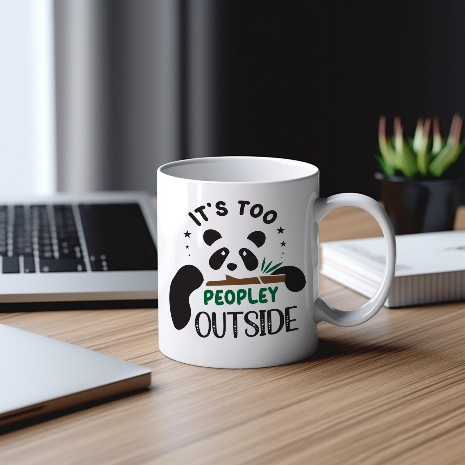 Panda Introvert Mug Gift - Image 4
