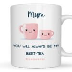 Gift For Mum Mug Present For Bestie Mum Gift Coffee Mug Cute Best-Tea Tea Cup Gift For Best Friend Mother's Day Gift