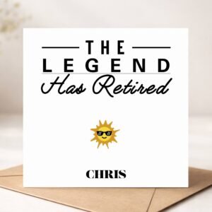 Retirement Farewell Card for Men